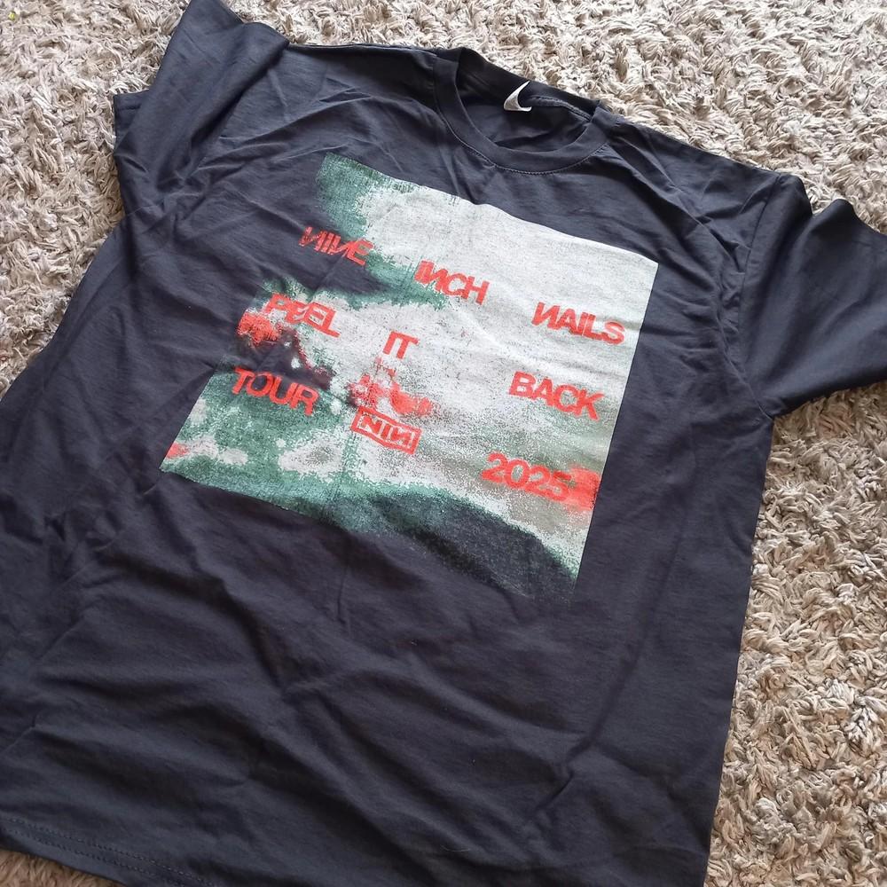 

Nine Inch Nails Peel It Back 2025 Tour T Shirt Full Size S-5XL TT558 Unisex T-Shirt S