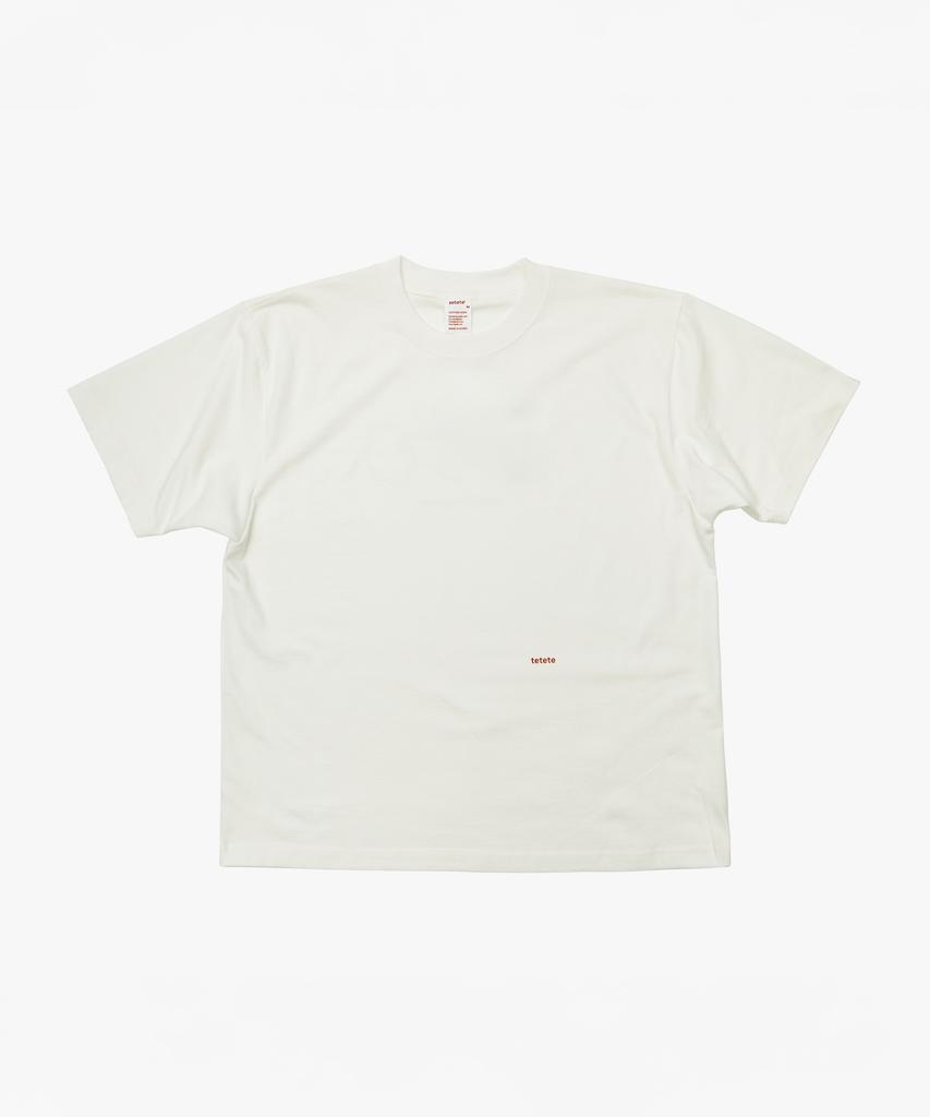 Ttettette Three Observer Logo Short Sleeve T-Shirt (Ivory)