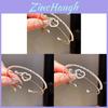 Romantic Heart Shape Jewelry Bracelet With Gold Plated Copper For Casual Daily Wear For Women