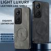 EUCAGR For Honor X7B/Honor X7B Case Simple Stylish Magnetic Suction Luxury PU Leather Skin-friendly Anti-drop Back Cover