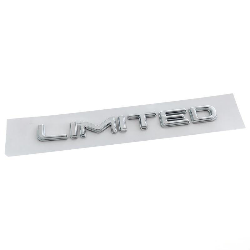 1X 3D ABS LIMITED Car Body Emblem Rear Trunk Badge Sticker for  Wrangler Tj Jk Jl Grand Cherokee Commander Renegade Liberty
