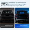 Solar Powered Auto Interior Light Car Window Light, LED Blue Safety Lamp for Rear Windshield, Vehicle Illumination Universal Suction Cup Warning SUVs