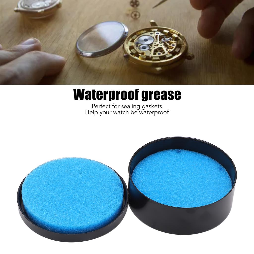2Pcs Watch Gasket Grease Waterproof Sealing Sealant Accessory for Maintenance Repair Watch Repair Grease Waterproof Watch Grease