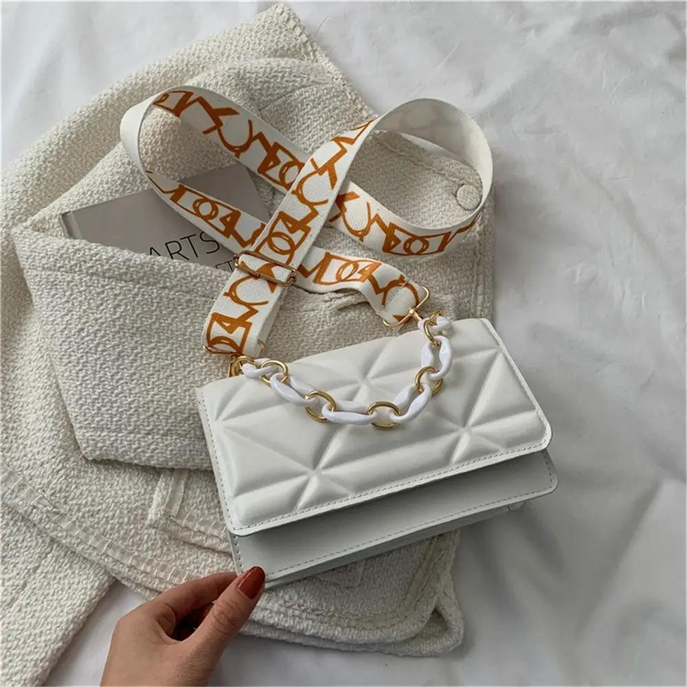 Модная женская сумка через плечо с ручкой — фото 4