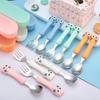 Ruhan Owl Stainless Steel Kids Cutlery Set