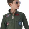 Chlapci Vojenský pilot Halloween Kostým Retro Cosplay Letecká uniforma Dětské Letecké obleky Armádní kombinéza