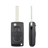 KEYYOU 4 Lichtknöpfe Autoschlüssel Hülle Anhänger Für Peugeot 206 407 307 607 Für Citroen C2 C3 C4 C5 C6 Berlingo CE0523 CE0536 Neu