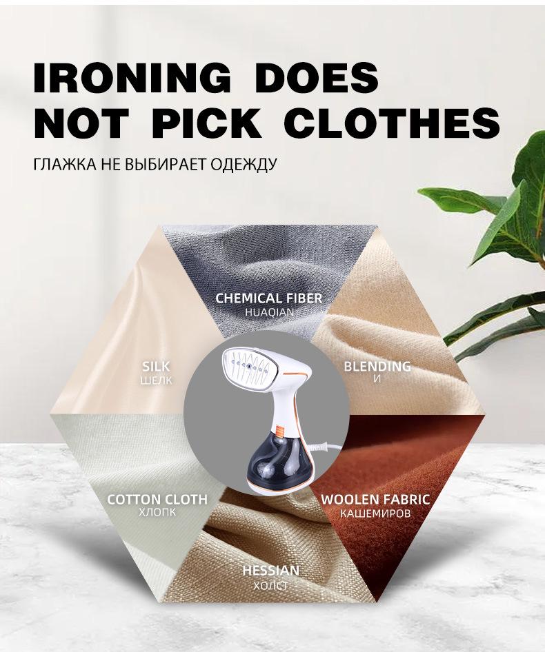 High-Power Portable Handheld Garment Steamer and Vertical Steam Iron