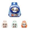Dog Cartoon Adorable Backpack For Kids In Pink Green Orange Blue And Yellow Colors
