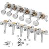 Metal Open Tuners 6L6R Configuration 12 String Guitar Parts Machine Heads  For Guitar Repair