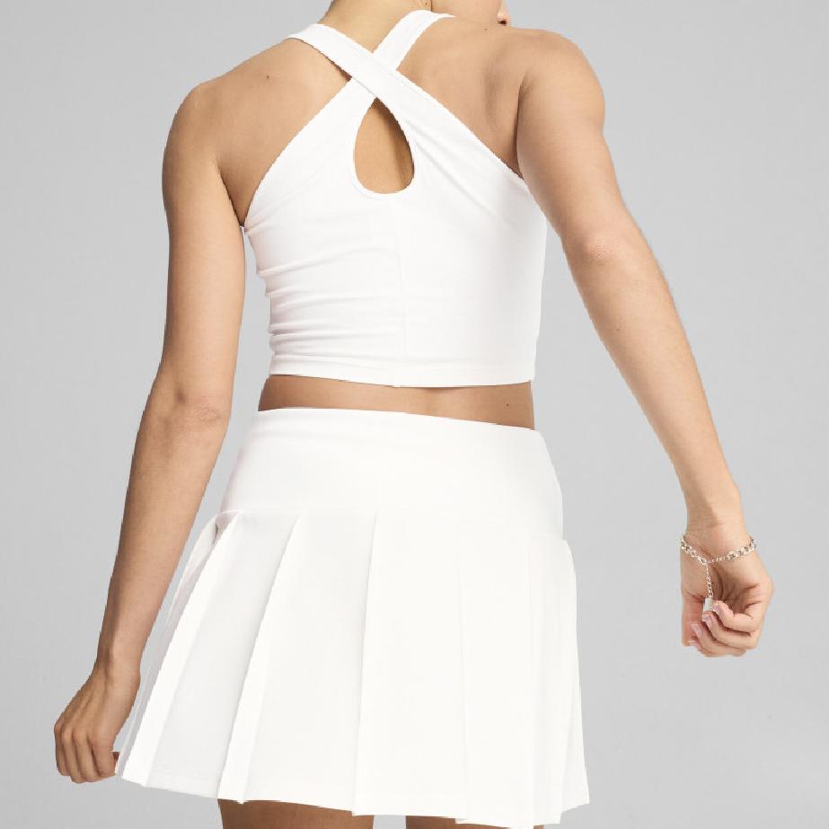 Puma Classics Logo Fashion Cross Strap Breathable Skin-Friendly Sports Vest Women Vests 626536-02