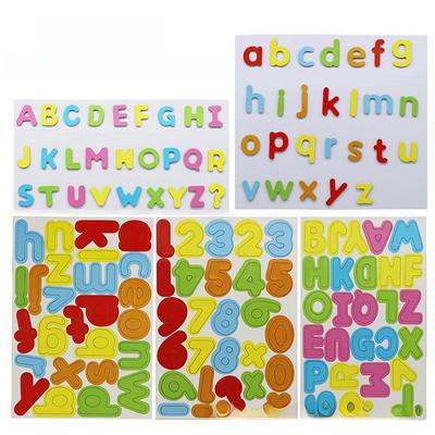 Wooden Magnetic Educational Board with Colorful Letters and Numbers for Kids