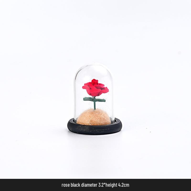 Prince Cute Handmade Fox Mengli Doll Resin Ornament - Birthday Cake or Desktop Decoration