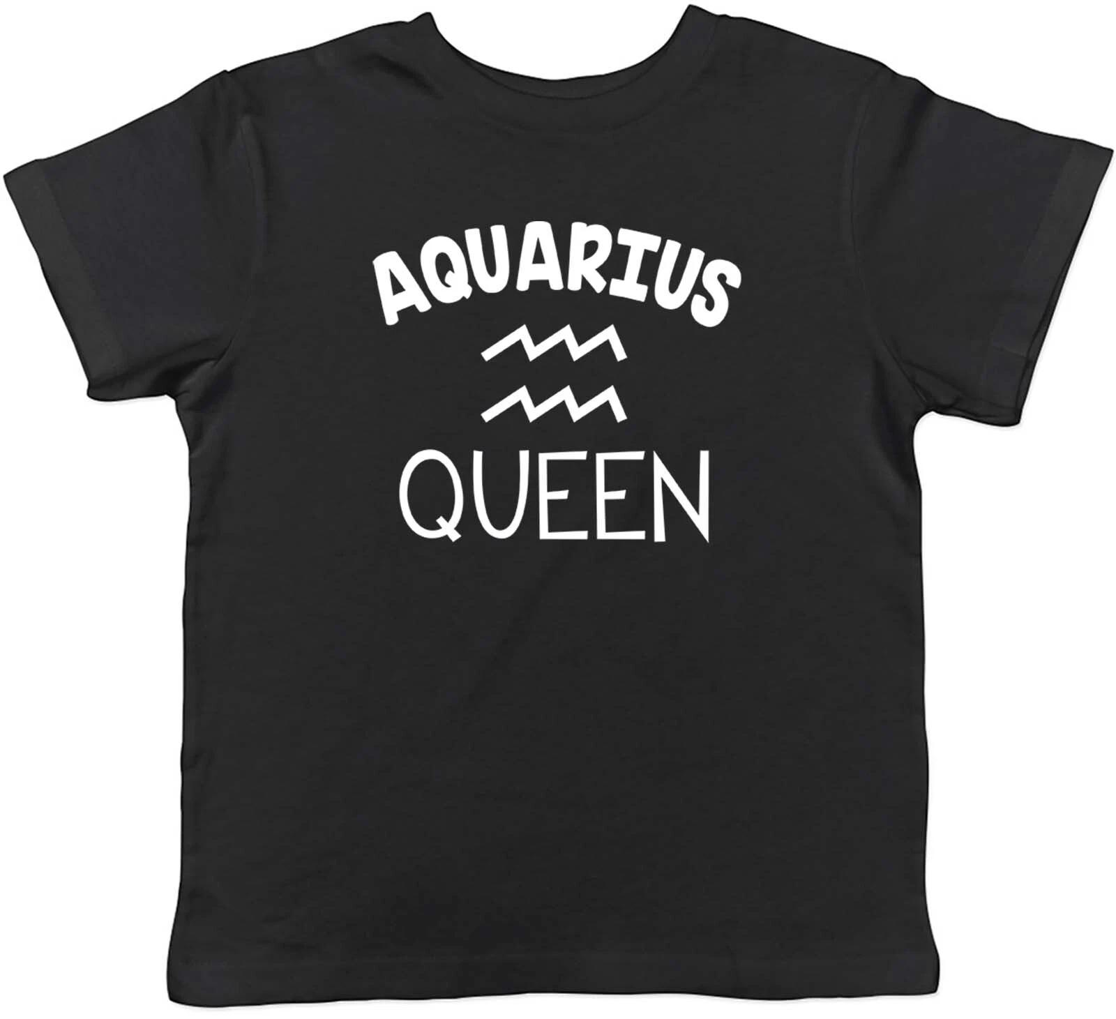 Aquarius Queen Childrens Kids T-Shirt Boys Girls 110