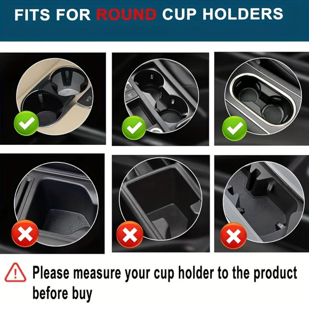 Adjustable Car Cup Holder Expander 360 Rotating Drink Holder Aromatherapy Organizer  Vehicle Use