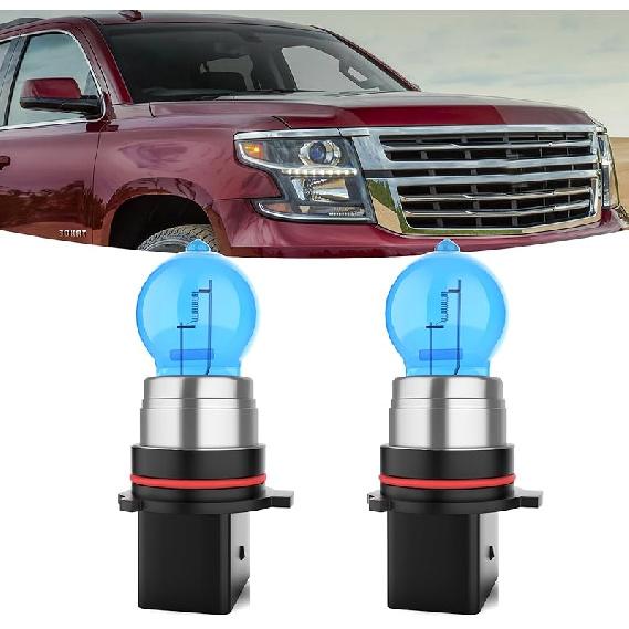 Halogen Headlights Fit For Chevrolet Chevy Tahoe 2000-2006 Headlight Bulbs,9005/HB3/H10 High Beam+ 9006/HB4 Low Beam+ 880/881/H27 Fog Light