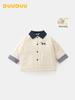 DUUDUU 2025 New Style Infant & Toddler Jacket - Fleece-Lined Korean Style Cotton Coat for Baby Boys