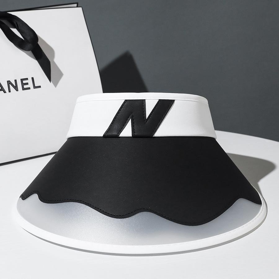 Hat Style Versatile Fashionable Ventilate Womens Wide Brimmed Sun Hatscaps