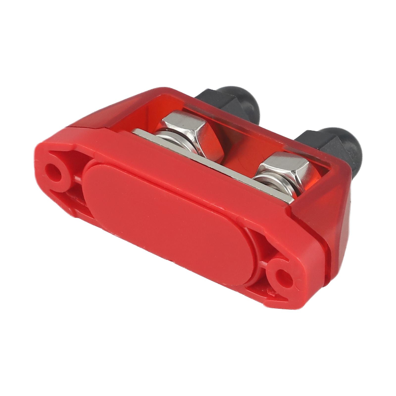 Premium 12V Busbar Terminal M10 Battery Power Terminal 200A Distribution Block Accessories For General Building / Engineering Is black