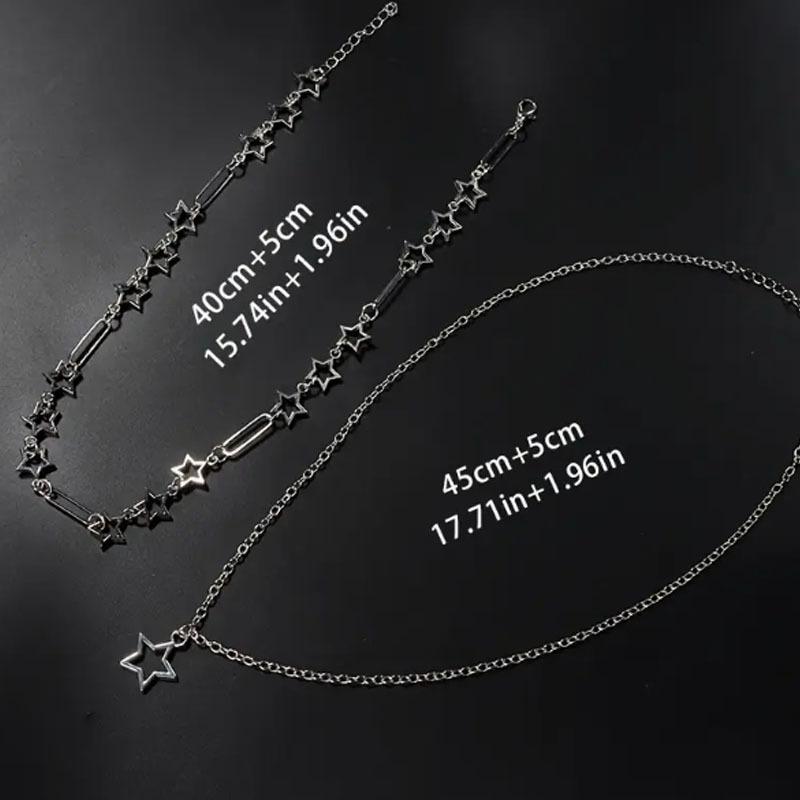 Stainless Steel Hollow Flame Heart-Shaped Necklace For Man Woman Punk Metal Collar Necklace Luxury Hip Hop Jewelry Accessories