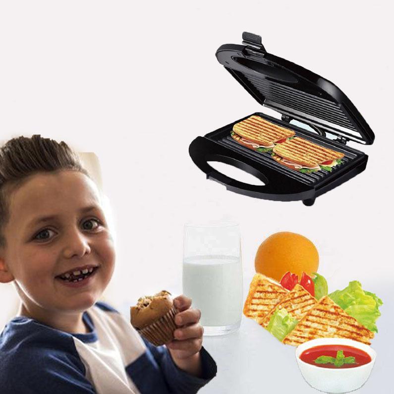 Sandwich Maker Breakfast Toaster Machine Home Light Food Waffle Maker Multi-Function Heating Toast Pressure Toaster