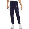 Nike Solid Color Logo Embroidered Drawstring Cuffed Sweatpants Men Bottoms Blue DV4836-498