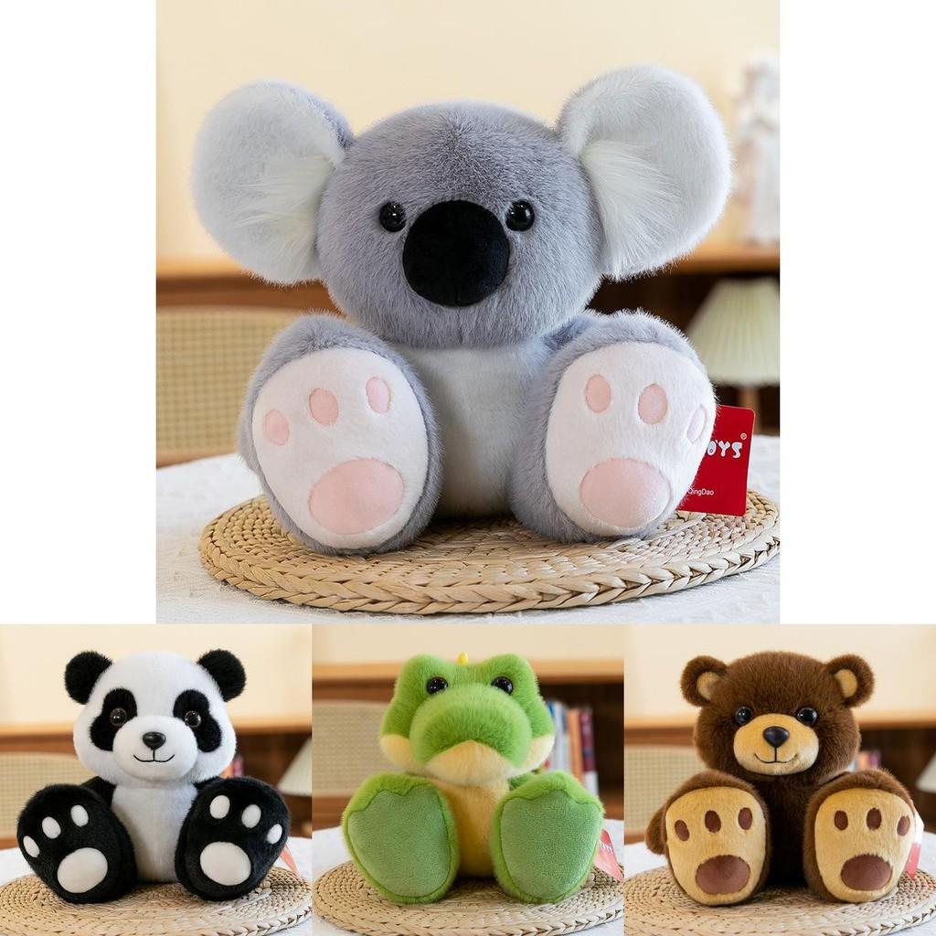 Bigfoot Panda Crocodile Bear Koala Animal Plush Toys Stuffed Dolls Gifts Kids