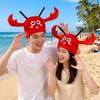 Funny Look Lobster Costume Hat Big Claw Lobster Headgear  Stage Performance