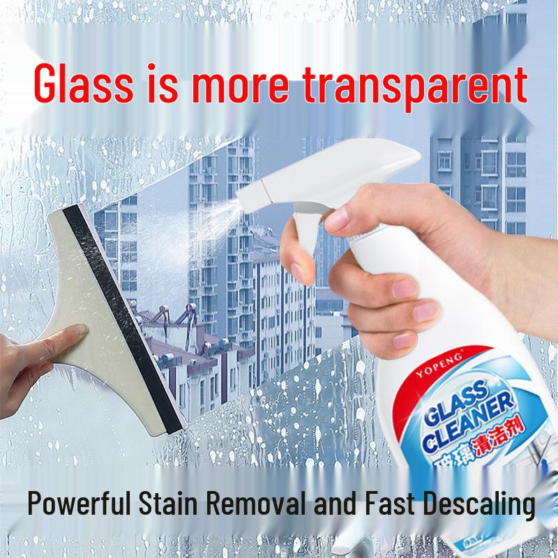 Powerful Bathroom Mirror & Glass Cleaner - Removes Stubborn Water Stains