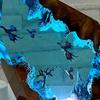 Customized Items Resin Table Light Marine Life Flying Dragon LED Night Light Creative Artistic Room Decoration Lamp USB Charge
