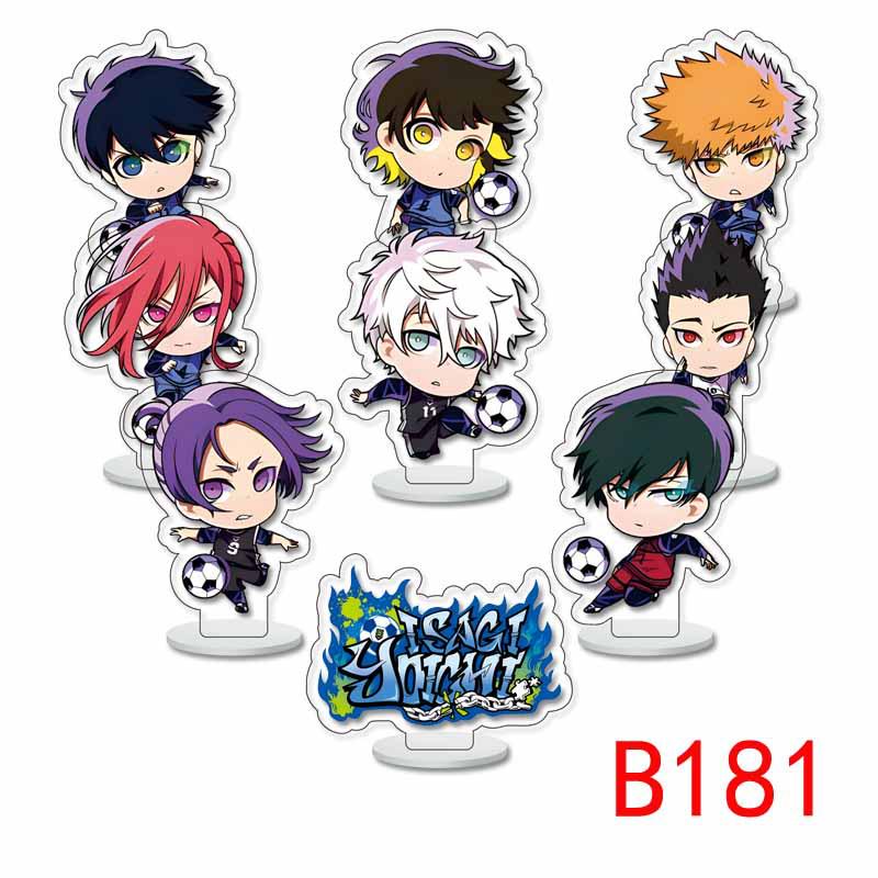 Blue Lock Acrylic Standee: Yoichi, Meguru, Hyoma, Kenyuu 6cm small standee set
