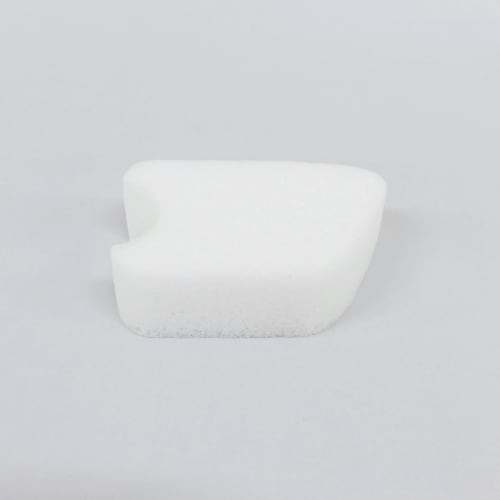 Towa Sangyo Pumice Stone, Lilacare Pumice Stone Twins, 2 Pieces, White, Approx. 6 X 4 X 1.9 Cm