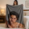 Coperta in Flanella con Stampa di Harry Styles Morbida Calda Coperta in Peluche per Letto Divano Divano Uso Domestico Interno
