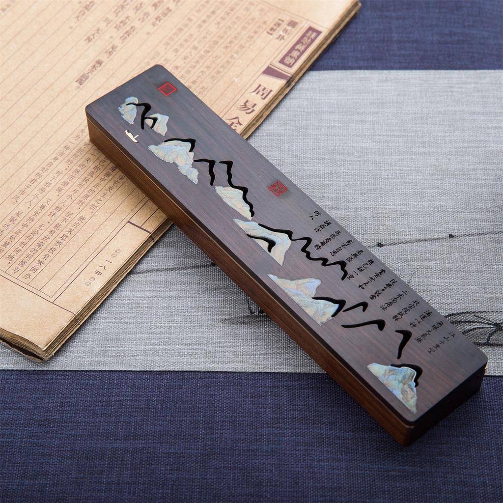 Zen-Style Wooden Incense Burner: Cultural Chinese Ornament for Home - Creative Solid Wood Stick Burner with Gift Box