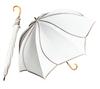 Hiino Kano UV Light Petal Full Light Rain Level 5 Water Ultra Lightweight Suitable for Sun and Heat Bamboo 50cm Ribs A Great Day Gift Women's Parasol,