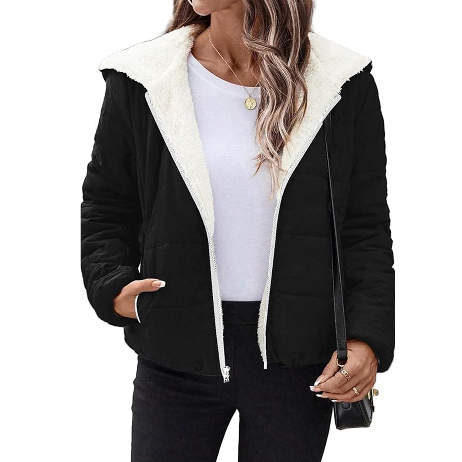 

Женское однотонное модное пальто с длинным рукавом L чёрный