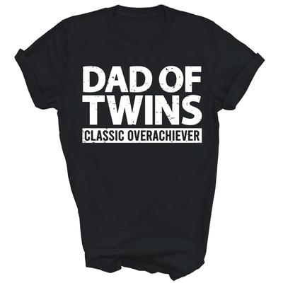 Papa von Zwillingen Klassischer Überflieger Zwillingspapa To Be Unisex Shirt Geschenk
