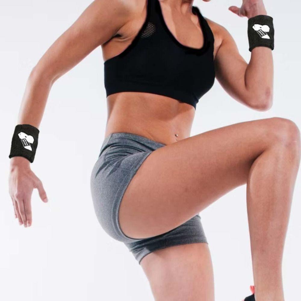 1Pair Cotton Kettlebell Wrist Guard Comfortable Sweat-absorbing Wrist Guard Protector 1Pair Black Protecting the wrist 1
