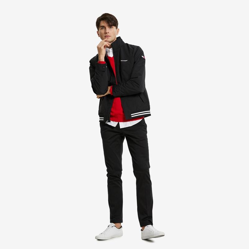 Tommy Hilfiger Jackets Men's Stand Collar Moderate Soft Shell 78J304I00I