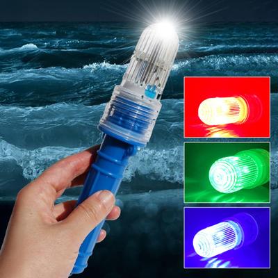 1/2/3 Adet Tekne İşaret Fişekleri Su Geçirmez Akıllı Işık Kontrollü Pille Çalışan Acil Durum LED Lambası Balık Ağı Şamandıraları Tekneler Güvenlik Sinyal Işığı