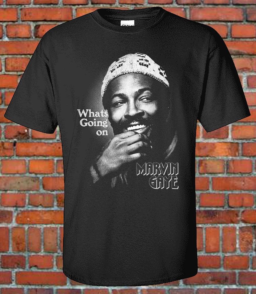 Vintage Recreated Marvin Gaye Bootleg Tee Graphic TShirt S