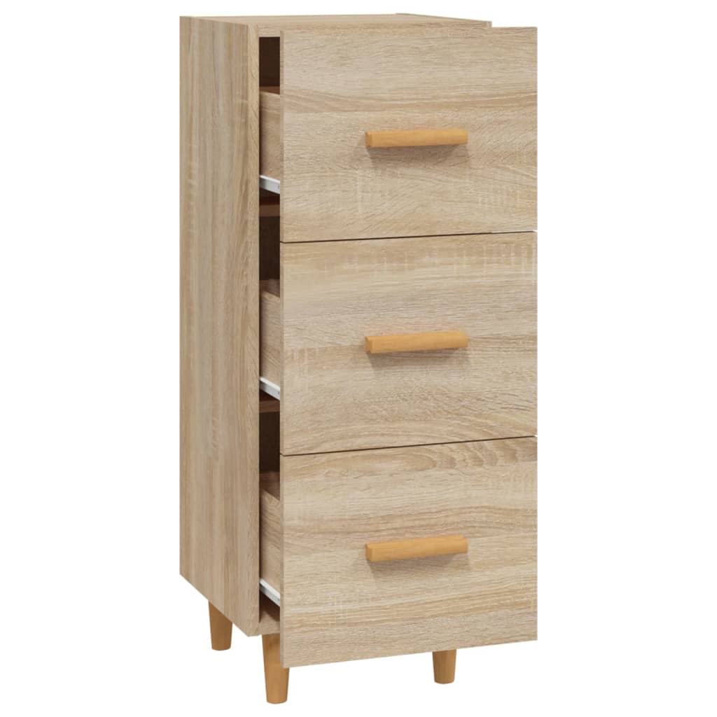 Sideboard Sonoma Oak 34.5 x 34 x 90 cm Engineered Wood