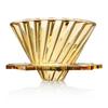 Epeios Vortex Conical Coffee Cup Amber ALL-One Dripper, Heat-Resistant Glass, 1-4 Capacity,