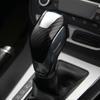 Carbon Fiber Car Inner Gear Shift Knob Cover Trim For Ford Escape Kuga 2013-