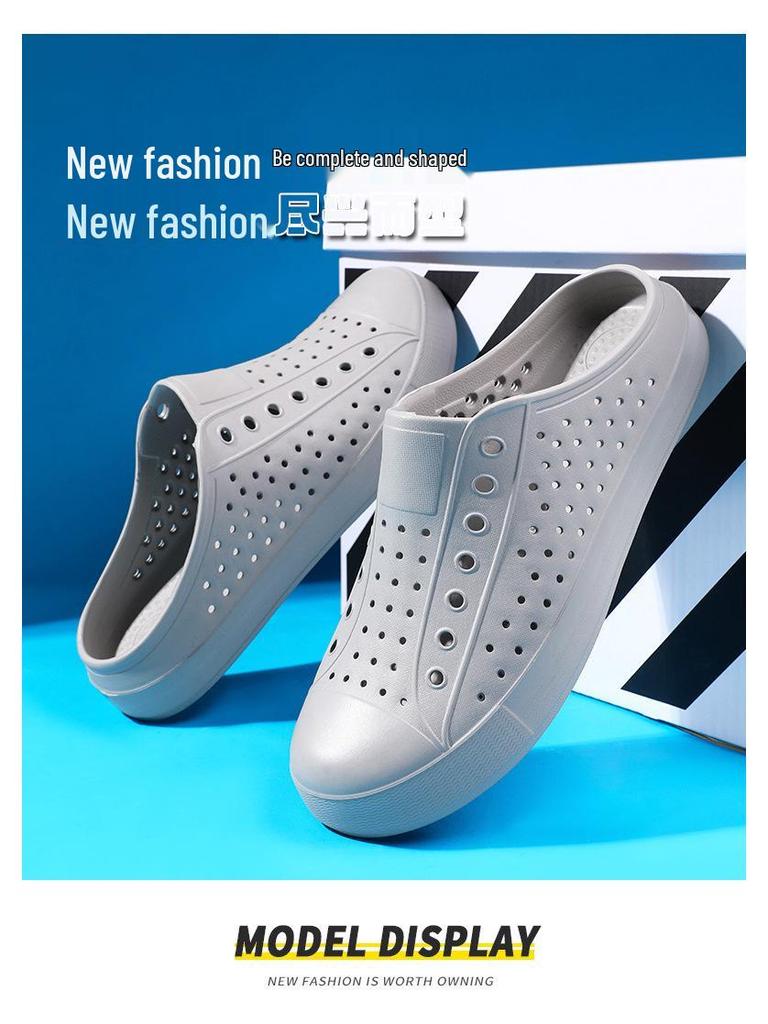 Sandalias de Verano con Agujeros LUCHI: Zapatos Casuales Transpirables, Antideslizantes, de Suela Suave, Resistentes al Agua para Hombres y Mujeres