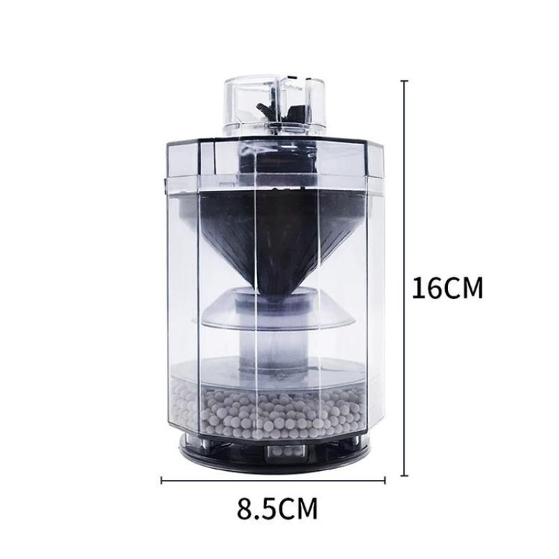 

Пневматический фильтр для аквариума с трехлопастными колесами для высокой всасывающей очистки качества воды и фильтрации фекалий