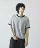 SIGNATURE Cropped Ringer Short Sleeve T-Shirt [2 Colors]