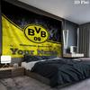 Borussia Custom Name Wall Tapestry Aesthetic Wall Hanging Printed Fabric Blanket Decorative Tapestries for Bedroom Living Room Home Decor