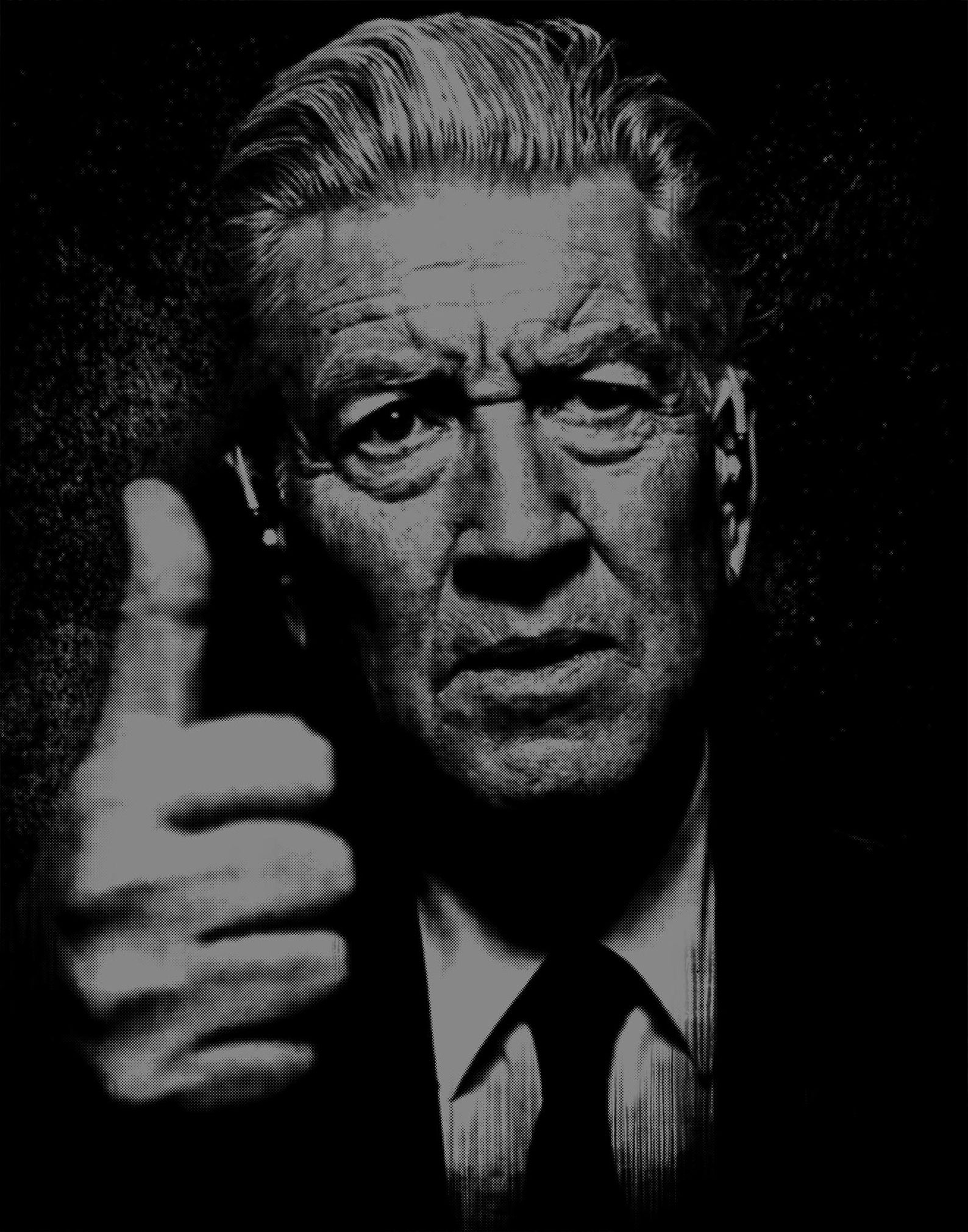 Twin Peaks T-Shirt: Gordon Cole, David Lynch, Hand Printed Cult Classic 2XL
