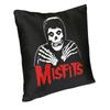 Misfits Horror Punk Rock Band Cushion Cover xcm Velvet Luxury Pillow Case Home Decor